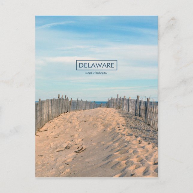 Cartão Postal Cabo Henlopen. (Frente)