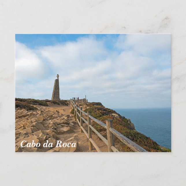 Cartão Postal Cabo Roca. (Frente)