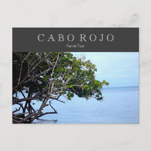Cartão Postal Cabo Rojo, Porto Rico (Frente)
