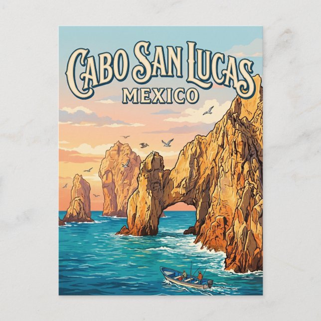 Cartão Postal Cabo San Lucas México (Frente)