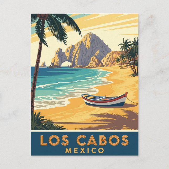 Cartão Postal Cabo San Lucas Mexico El Arco Viagem (Frente)