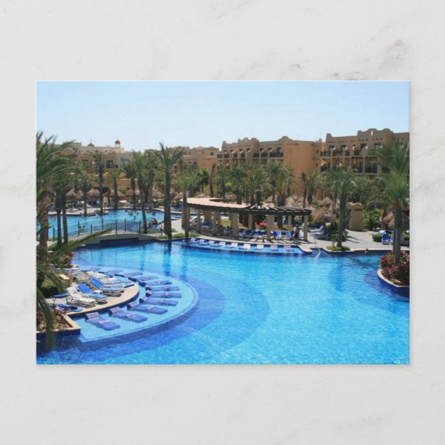 Cartão Postal Cabo San Lucas, Vista de Piscina do México (Frente)