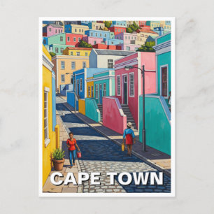 Cartão Postal Cabo Verde Bo-kaap  África do Sul