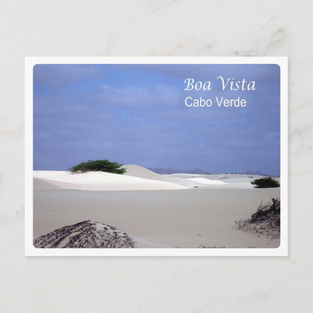 Cartão Postal Cabo Verde - Boa Vista - (Frente)