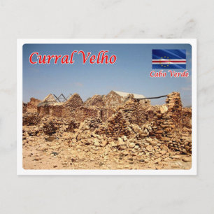 Cartão Postal Cabo Verde - Curral Velho -