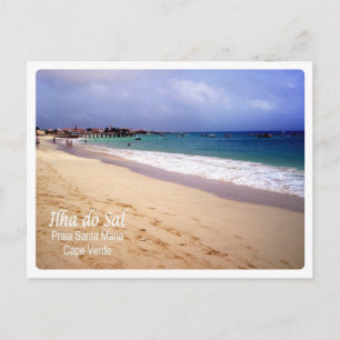 Cartão Postal Cabo Verde - Ilha de Sal -
