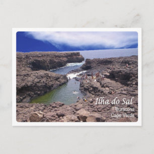 Cartão Postal Cabo Verde - Ilha de Sal - Buracona -
