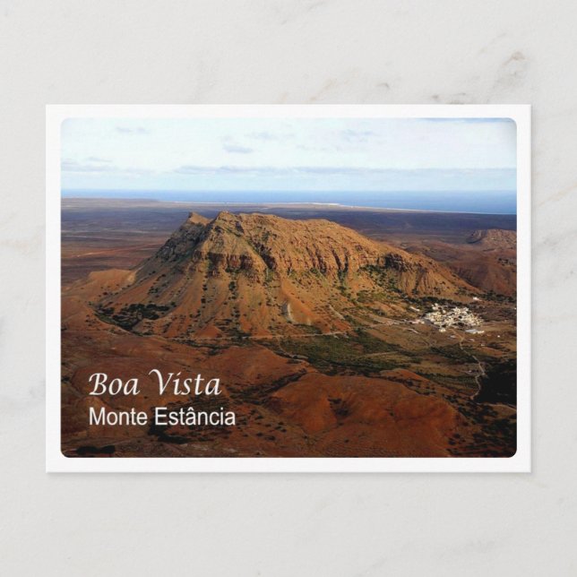 Cartão Postal Cabo Verde - Monte Estancia - (Frente)