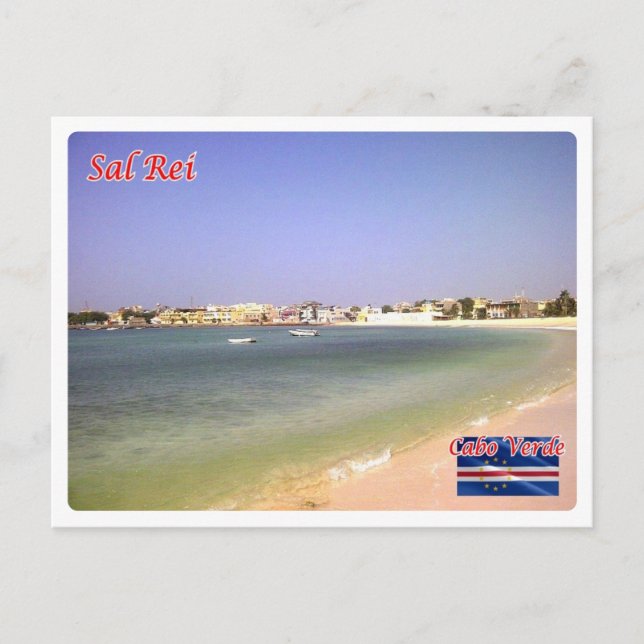 Cartão Postal Cabo Verde - Sal Rei - (Frente)