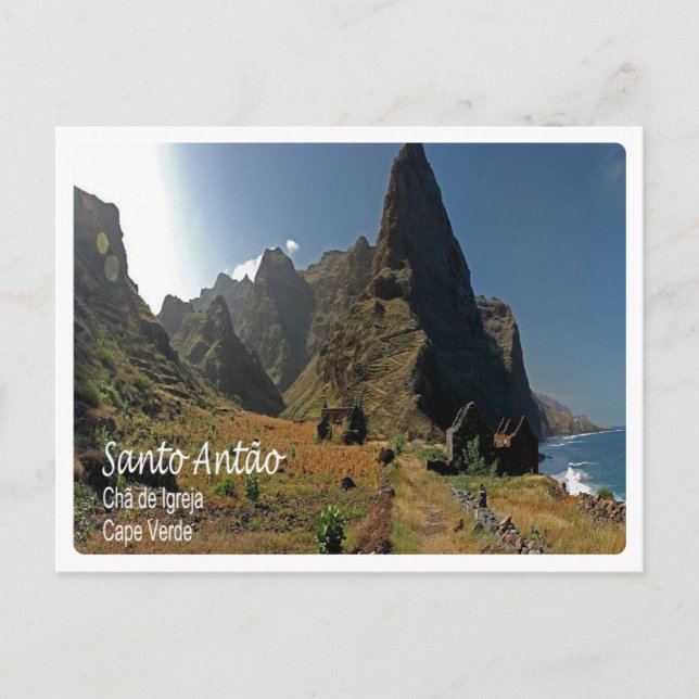 Cartão Postal Cabo Verde - Santo Antao - (Frente)