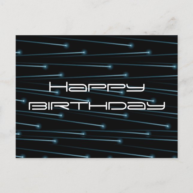 Cartão Postal Cabos de fibra óptica (Frente)