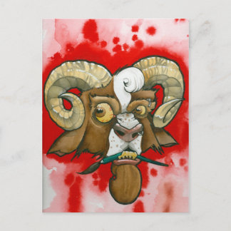 Cartão Postal "Cabra Má!"