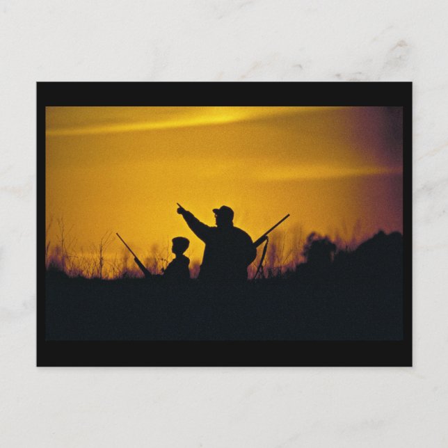 Cartão Postal Caça (Frente)