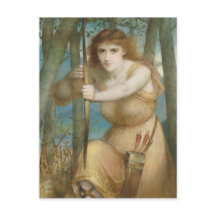 Caça a arqueiros femininos na floresta CC1173 Hall