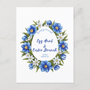 Cartão Postal Caça aos ovos, Páscoa Brunch