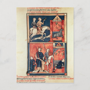 Cartão Postal Caça de mordaça e rei