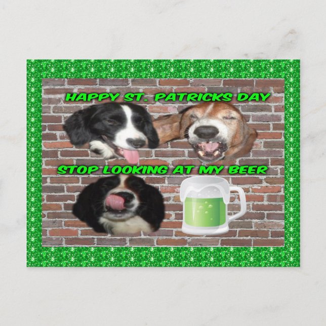 Cartão Postal Caça Do Cartão-Postal Para De Olhar Para A Minha C (Frente)