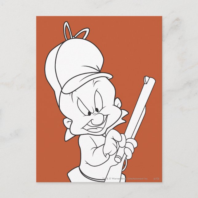 Cartão Postal Caça ELMER FUDD™ (Frente)