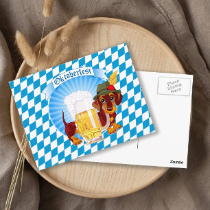 Cartão Postal Caçador de Cerveja Oktoberfest