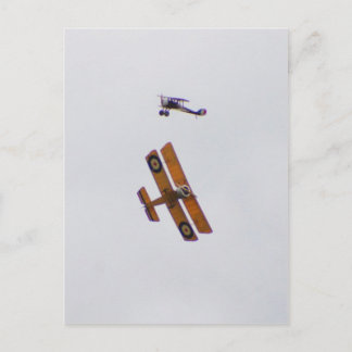 Cartão Postal Caças Aliados da Primeira Guerra Mundial