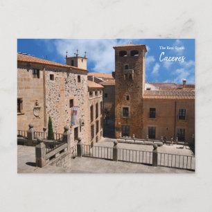 Cartão Postal Cáceres Medieval, Espanha