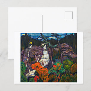Cartão Postal Cachoeira Algoma J.E.H. MacDonald
