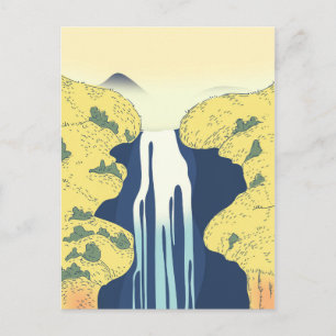 Cartão Postal Cachoeira Asiática