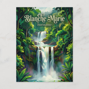 Cartão Postal Cachoeira Blanche Marie Suriname