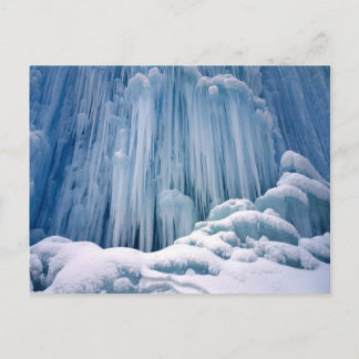 Cartão Postal Cachoeira Congelada Haute Jurs, França