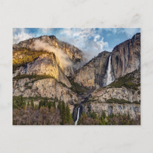 Cartão Postal Cachoeira de Yosemite cênica, Califórnia