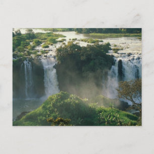 Cartão Postal Cachoeira do Nilo Azul, Etiópia