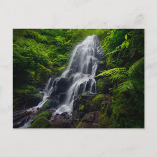 Cartão Postal Cachoeira Fairy Falls Desfiladeiro do Rio Colômb
