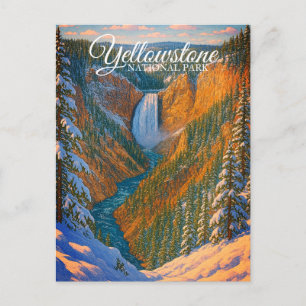 CARTÃO POSTAL CACHOEIRA INFERIOR, PARQUE NACIONAL DE YELLOWSTONE