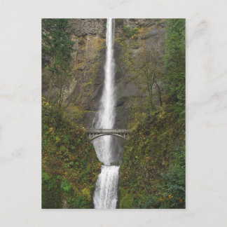 Cartão Postal Cachoeira Multnomah e cartão-postal da Benson Foot
