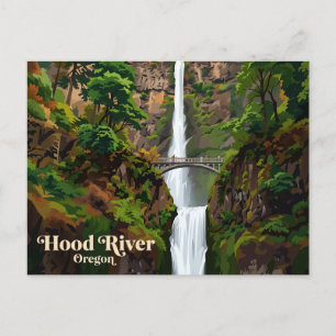 Cartão Postal Cachoeira Multnomah EUA