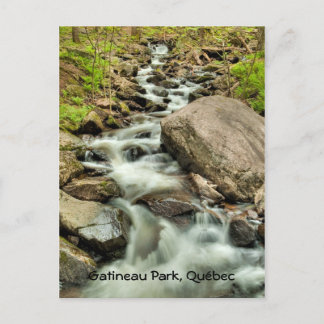 Cartão Postal Cachoeira, parque de Gatineau, Quebeque