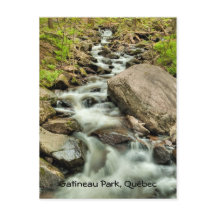 Cachoeira, parque de Gatineau, Quebeque