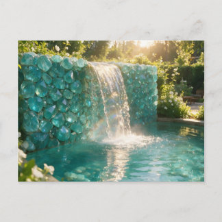 Cartão Postal Cachoeira Turquesa de Dezembro