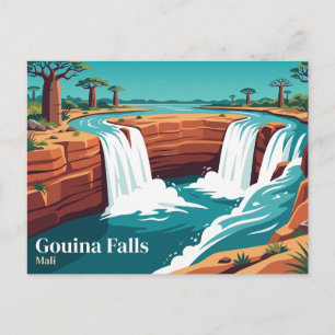 Cartão Postal Cachoeiras de Gouina Mali