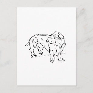 Cartão Postal Cachorrinho Dachshund Fofo – Cão Personalizado