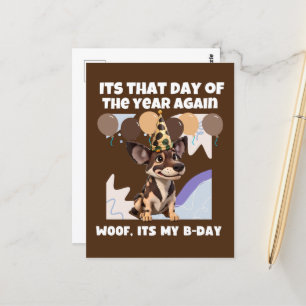 Cartão Postal Cachorro Aricano Cachorro Básico