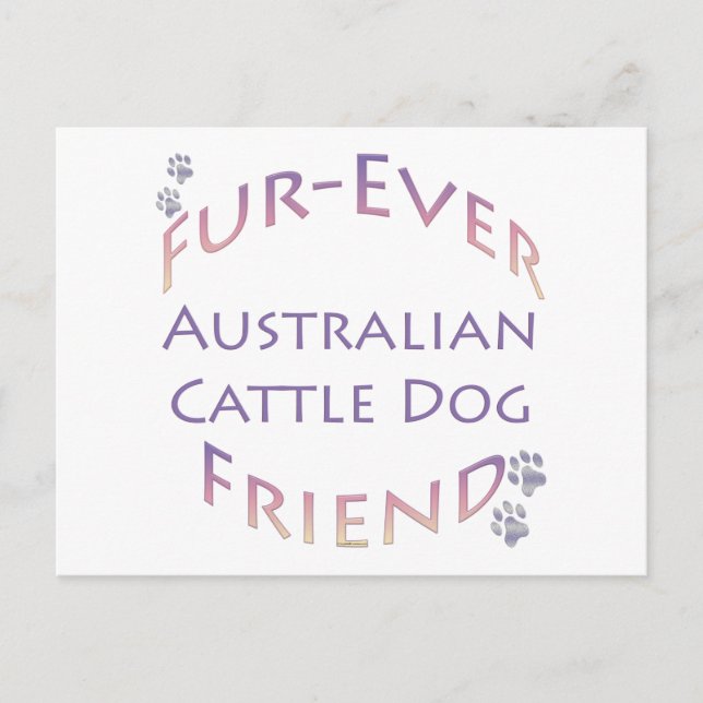 Cartão Postal Cachorro Australiano (Frente)