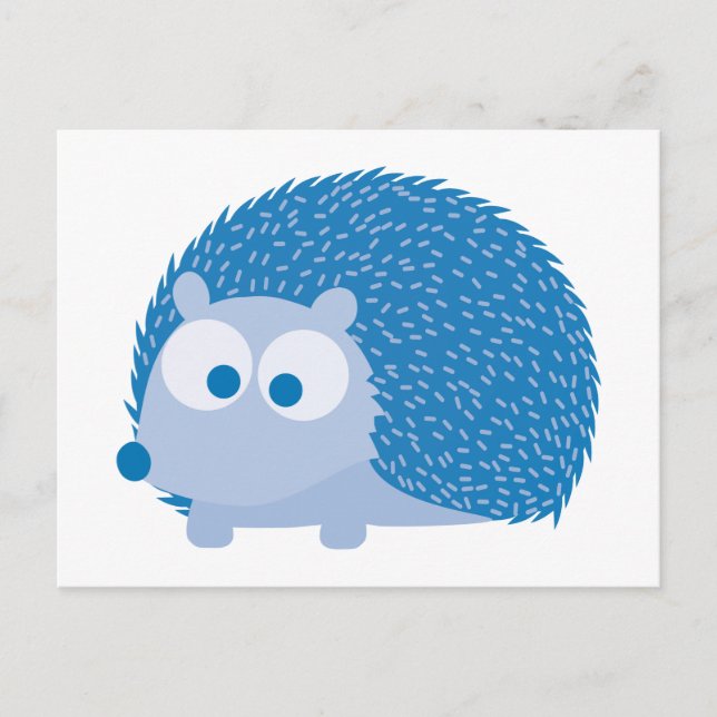 Cartão Postal Cachorro Azul (Frente)