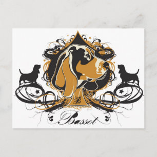 Cartão Postal Cachorro-Basset Projekt