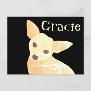 Cartão Postal Cachorro Cachorro Chihuahua Diversão Whimsic