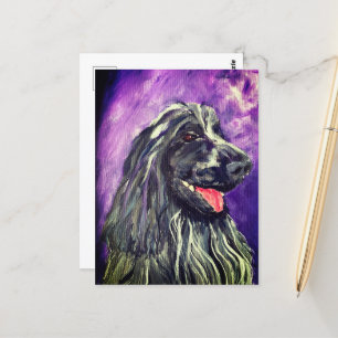 Cartão Postal Cachorro Cachorro Espanhol Blue Roan Pintado