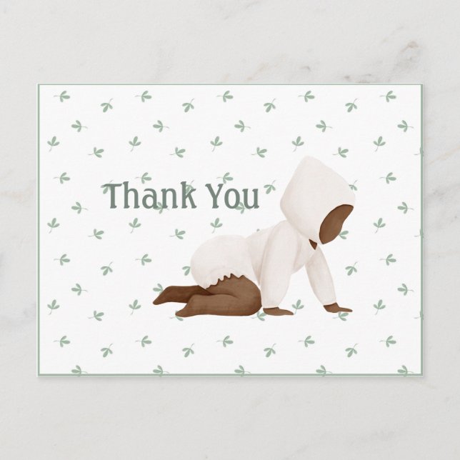 Cartão Postal Cachorro-Cama Simples Obrigado Cartão-Postal (Frente)