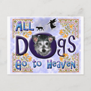 Cartão Postal Cachorro Céu