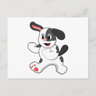 Cartão Postal Cachorro como Lutador
