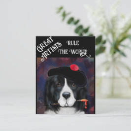 Cartão Postal Cachorro da Terra Nova